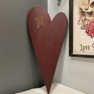 Vintage Country Decor. Oversized Wooden